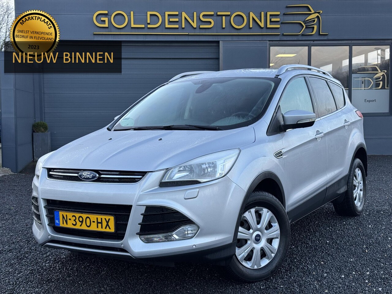 Ford Kuga - 1.6 Titanium Plus 1e Eigenaar,Halfleder,Clima,Cruise,Pdc,6 Bak,Stoelverwarming,Apk tot 11- - AutoWereld.nl