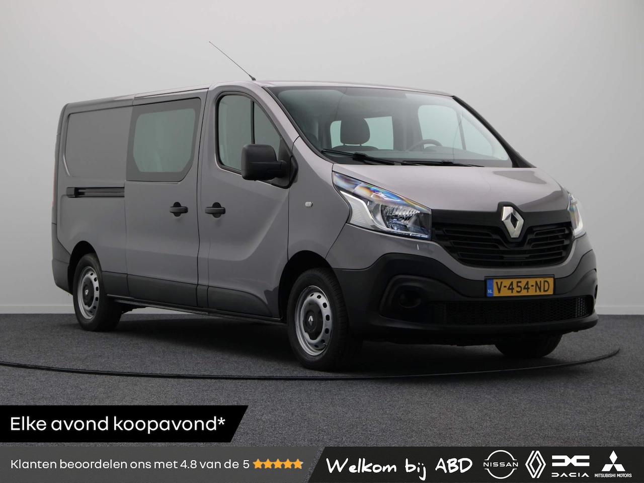 Renault Trafic - 1.6 dCi 120pk L2H1 DC Comfort | Dubbele Cabine | Trekhaak | Bluetooth | Parkeersensoren | - AutoWereld.nl