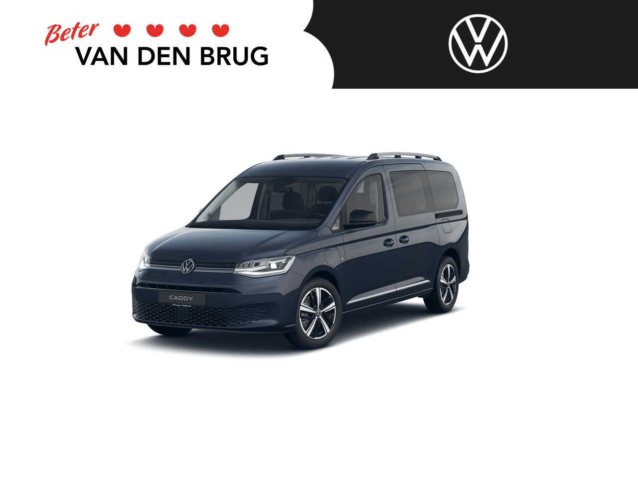 Volkswagen Caddy Maxi - Kombi 1.5 TSI 150pk eHybride 5p Maxi Style | Airco | LED | ACC | PDC | Navigatie | App-Con - AutoWereld.nl