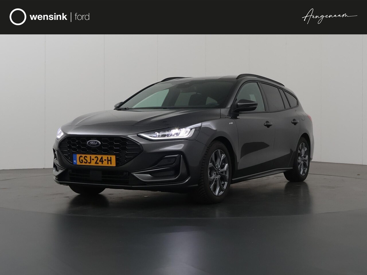 Ford Focus Wagon - 1.0 EcoBoost Hybrid Automaat 155pk ST Line | Elekt. Wegklapb. Trekhaak | Adaptive Cruise C - AutoWereld.nl