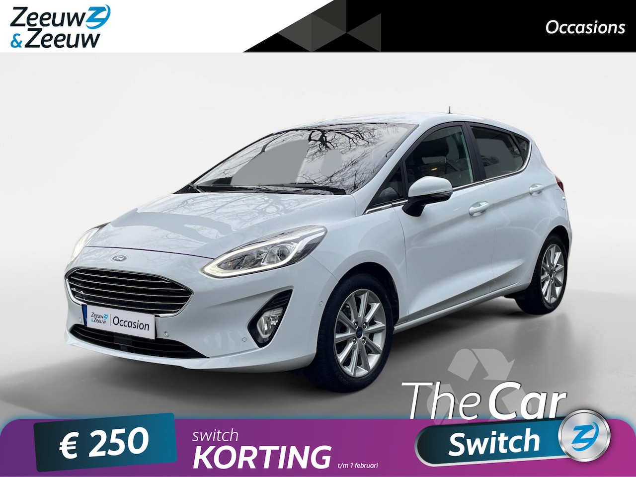 Ford Fiesta - 1.0 EcoBoost Titanium | B&O | Voorruitverwarming | Adaptieve Cruise Control | Camera | Nav - AutoWereld.nl