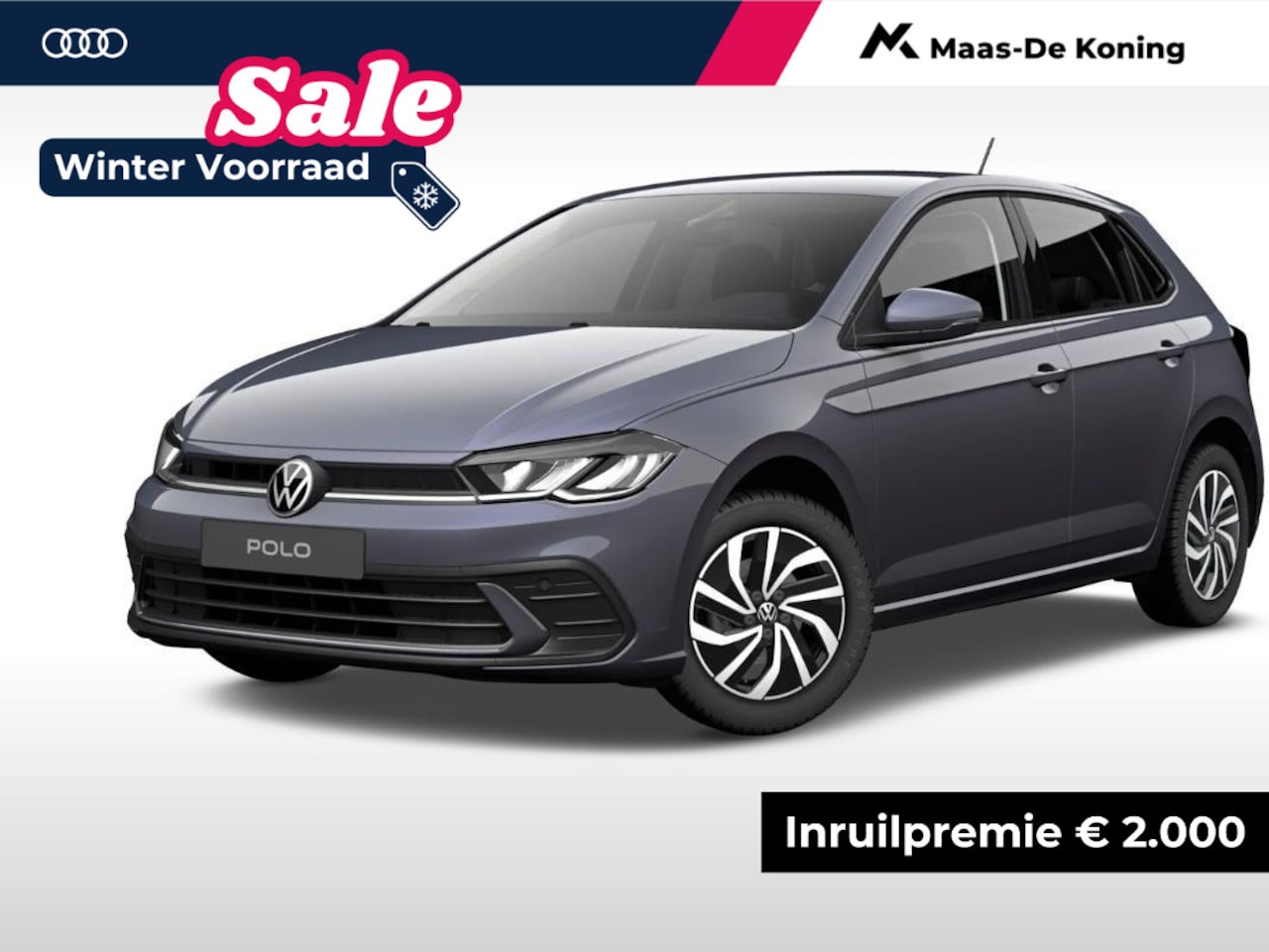 Volkswagen Polo - Life Edition 1.0 TSI 95 pk 7 versn. DSG · Achteruitrijcamera · Parkeersensor achter · Velg - AutoWereld.nl