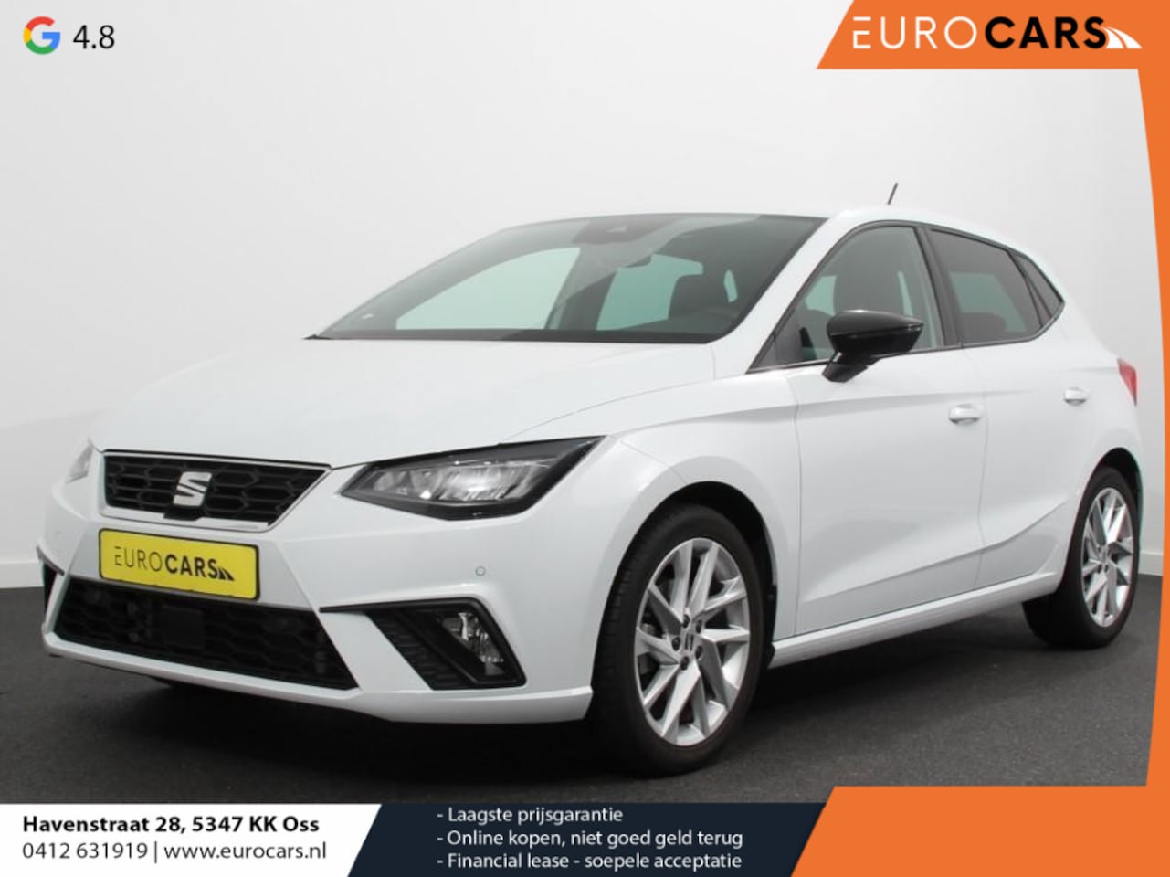 Seat Ibiza - 1.0 E-TSI 110pk DSG FR | Adaptive cruise control | Climate control | LED | Verwarmde voors - AutoWereld.nl