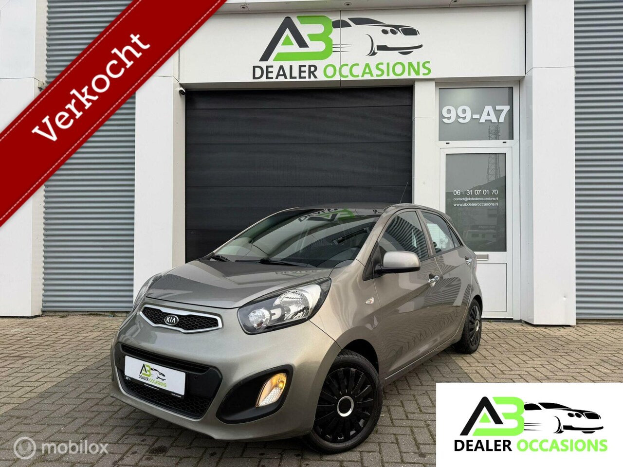 Kia Picanto - 1.0 CVVT ComfortLine 1.0 CVVT ComfortLine 5drs ,Airco1e eigenaar,APK - AutoWereld.nl