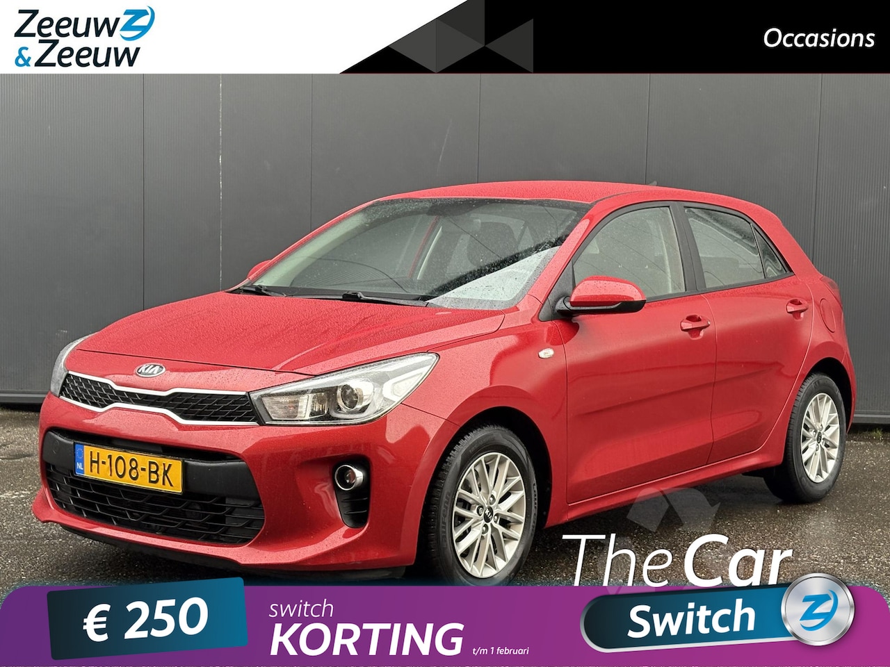 Kia Rio - 1.0i Turbo DynamicLine 1e Eigenaar | Dealer onderhouden | Navi | Bluetooth | Camera | Crui - AutoWereld.nl