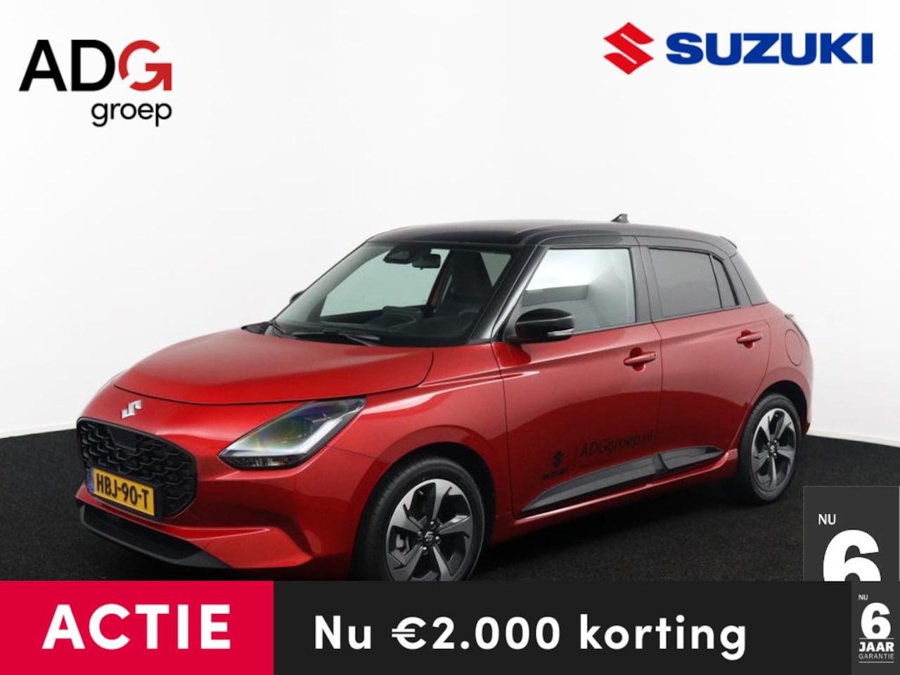 Suzuki Swift - 1.2 Style Smart Hybrid Rhino Edition | Stoelverwarming | Navigatie | Keyless Entry | Parke - AutoWereld.nl