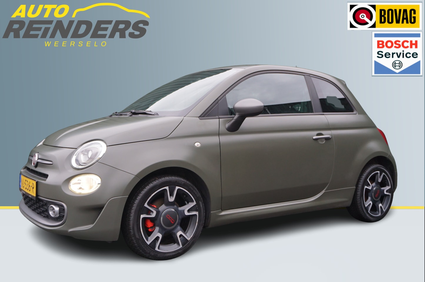 Fiat 500 - 0.9 TwinAir Turbo Sport 105pk + Navi/ Airco/ Schitterend/ Garantie! - AutoWereld.nl