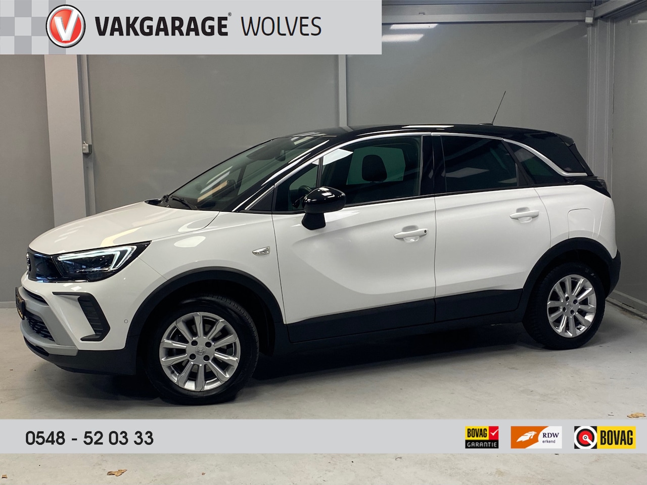 Opel Crossland - 1.2 Turbo Elegance | AUTOMAAT | CAMERA | CLIMA | NAVI | LED | - AutoWereld.nl