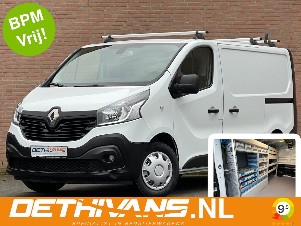 Renault Trafic - 1.6dCi 126PK Ingerichte laadruimte / 2x Schuifdeur - AutoWereld.nl