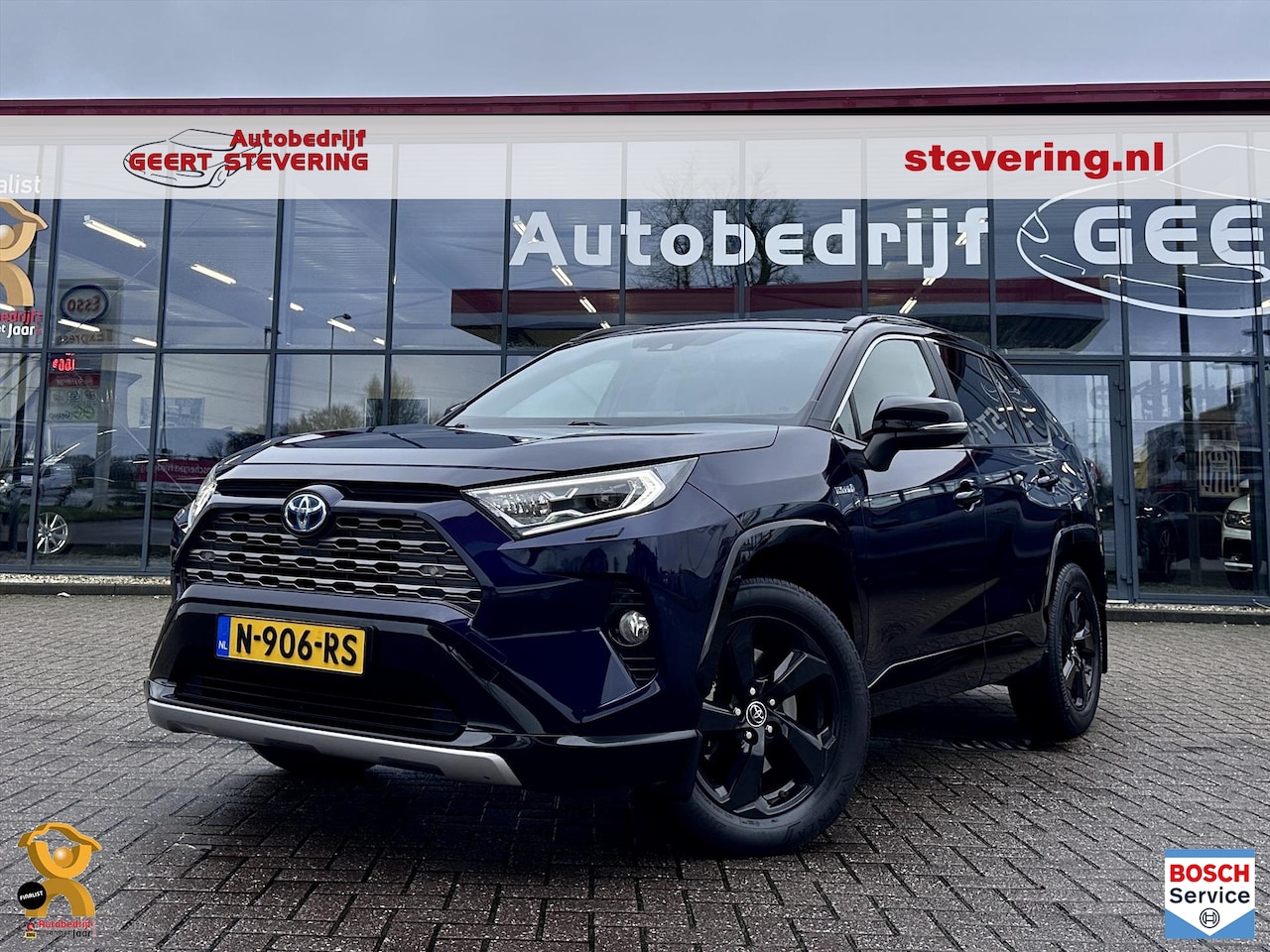 Toyota RAV4 - 2.5 Hybrid Bi-Tone 222pk CVT AWD \ Trekhaak - AutoWereld.nl