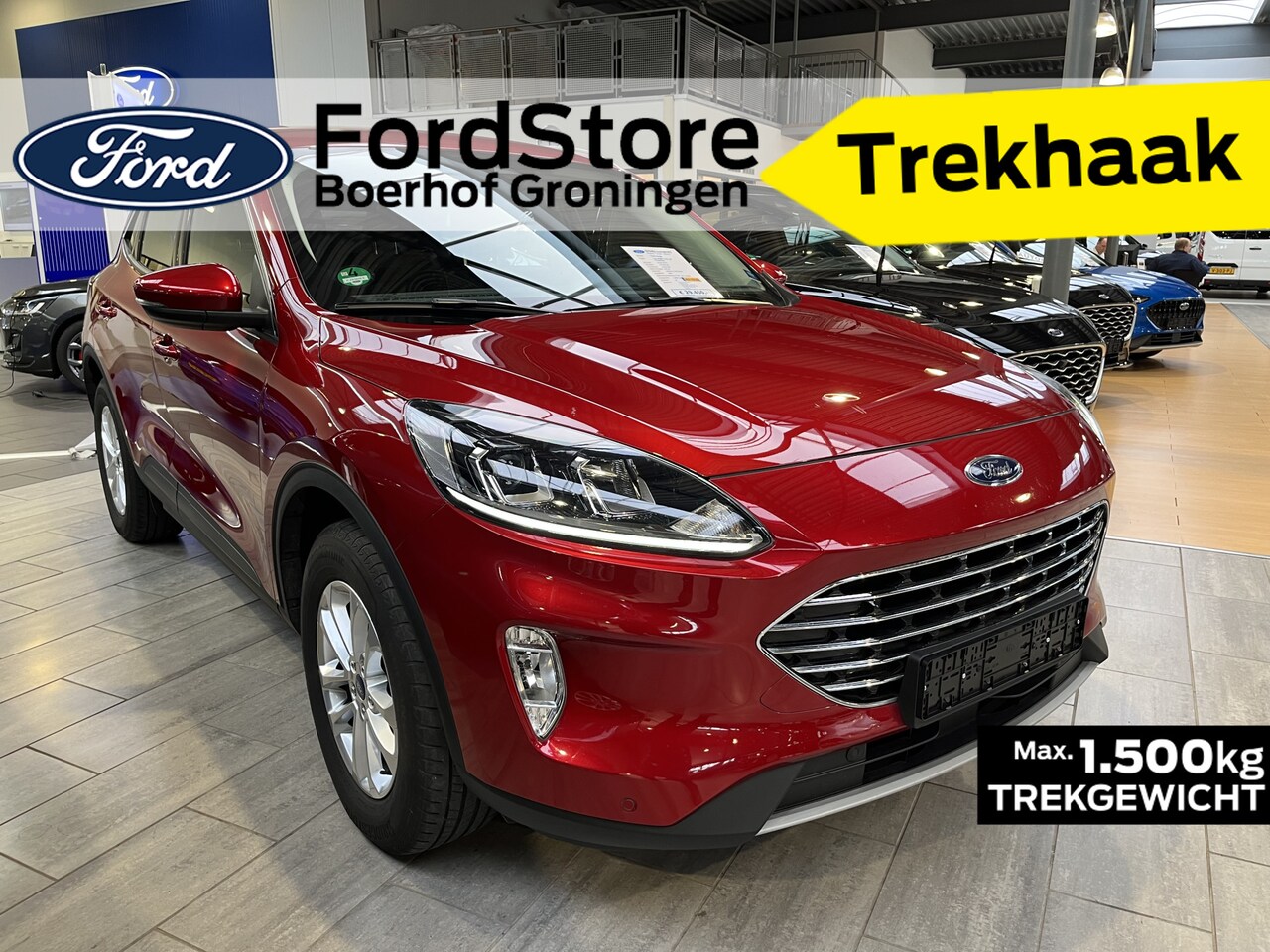 Ford Kuga - 2.5 PHEV 225 pk Titanium | Trekhaak I Keyless I Winter Pack I Camera I fabr garantie tm 02 - AutoWereld.nl