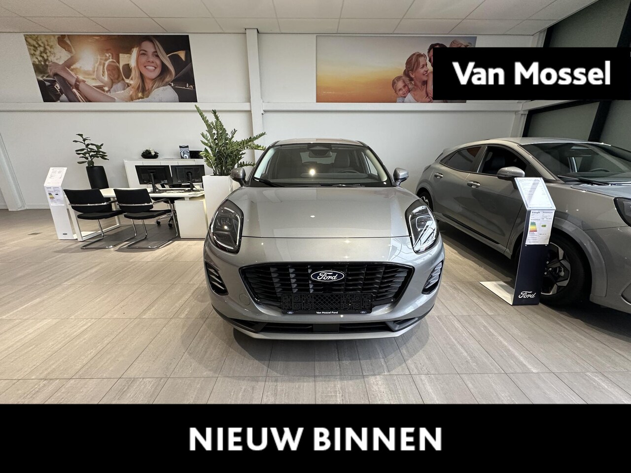 Ford Puma - 1.0 EcoBoost Hybrid Titanium | 17" Licht Metalen Velgen | Solar Silver | Achteruitkijkcame - AutoWereld.nl