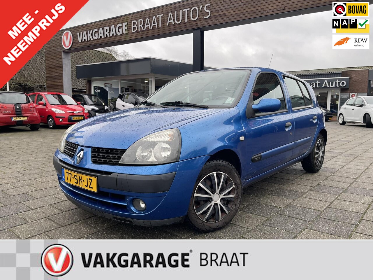 Renault Clio - 1.2-16V l AIRCO l STUURBEKR. l MEENEEMPRIJS! - AutoWereld.nl