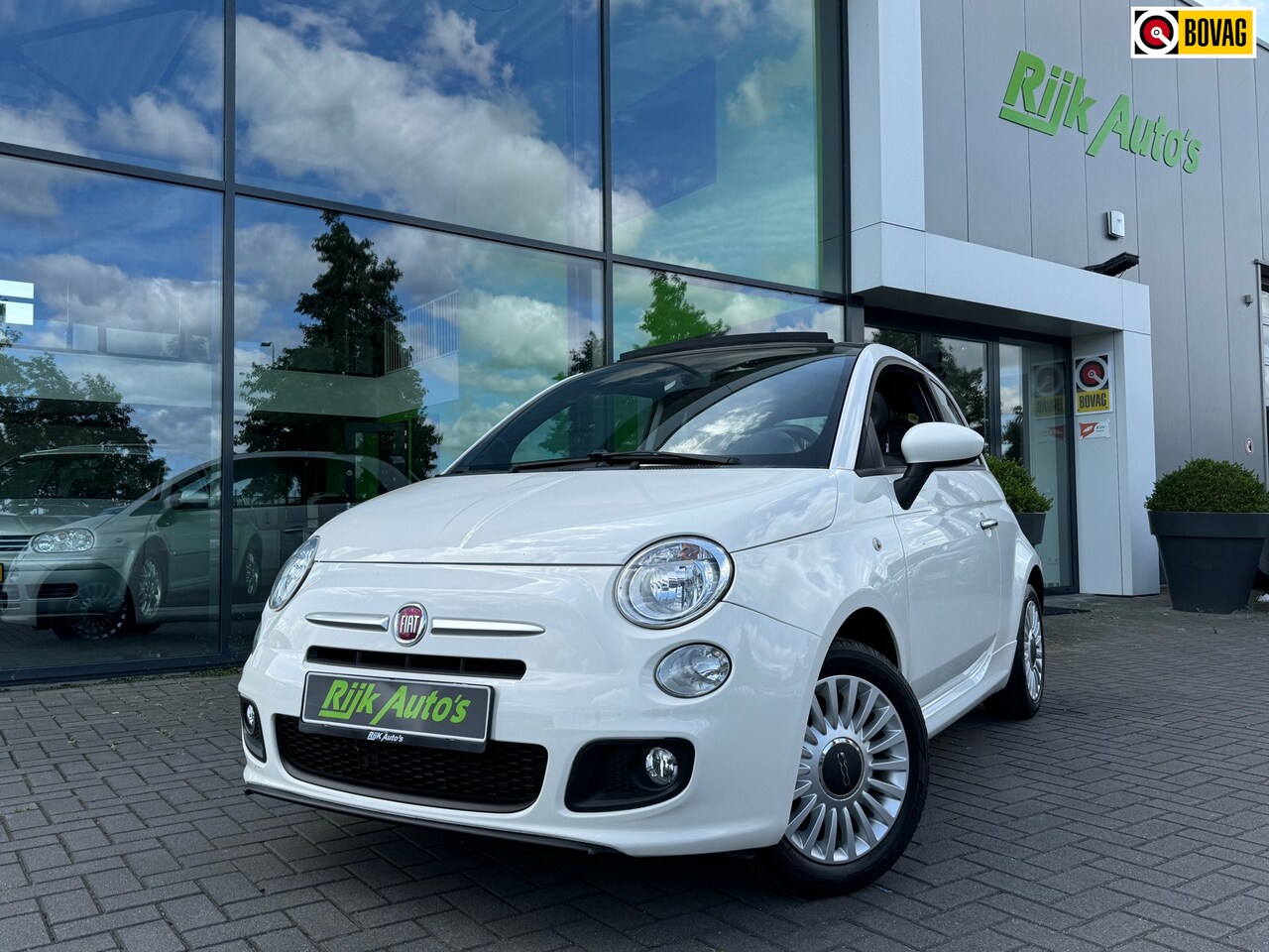 Fiat 500 C - 1.2 S * Sportinterieur * Airco * Leder / Alcantara * PDC - AutoWereld.nl