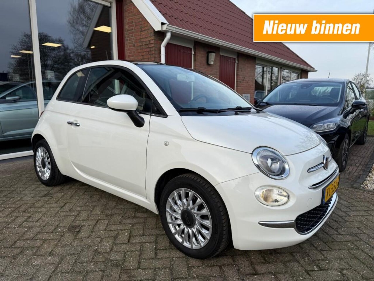 Fiat 500 - 0.9 TWINAIR TURBO LOUNGE PARELMOER WIT 39.185 KM! IN TOP STAAT!! - AutoWereld.nl