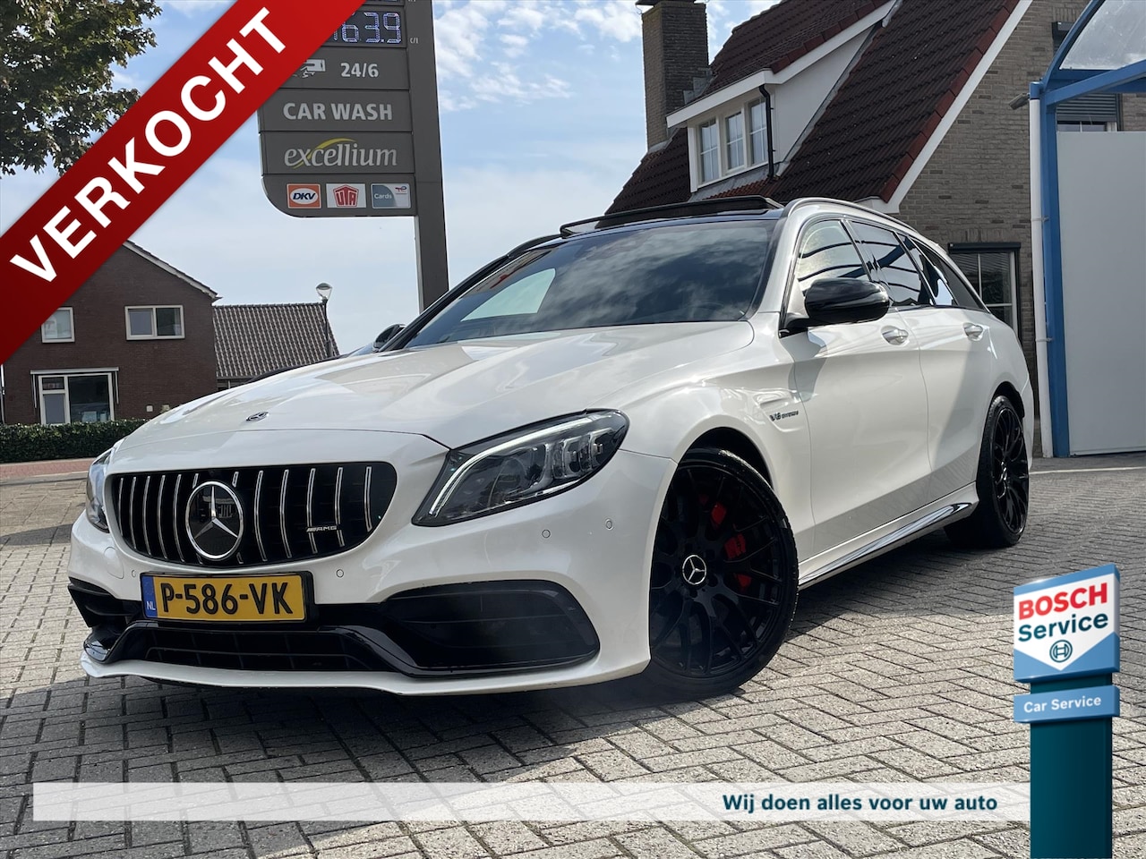 Mercedes-Benz C-klasse Estate - C63S AMG 510PK / Pano / Virtual Cockpit / Head-up / Burmester / Keyless / 360º Camera / Le - AutoWereld.nl