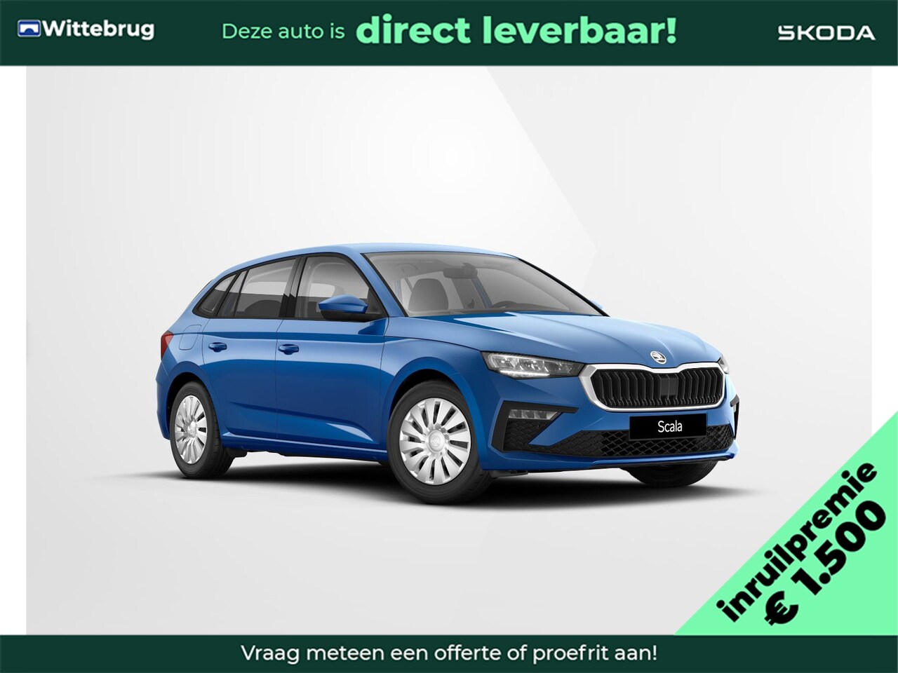 Skoda Scala - 1.0 TSI Essence 1500,- Euro inruilpremie / Private lease vanaf 449,- per maand - AutoWereld.nl