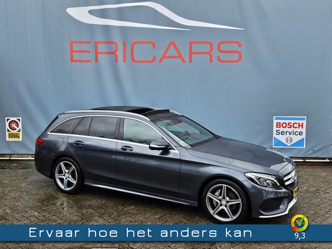 Mercedes-Benz C-klasse Estate - 200 2 x AMG PACK BURMEISTER LEER NAVI TEL 18INCH LM - AutoWereld.nl