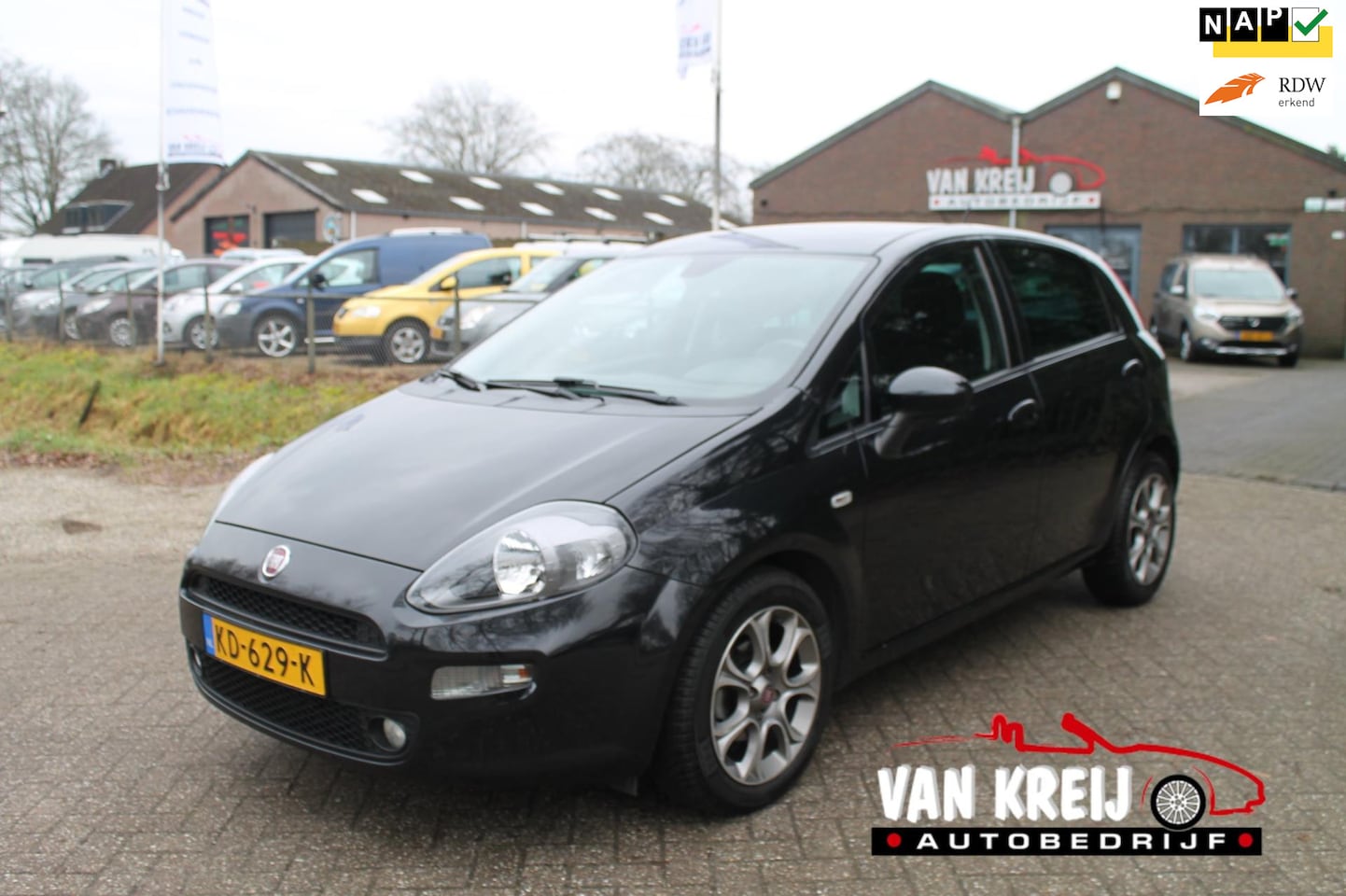 Fiat Punto Evo - 0.9 TwinAir Lounge 0.9 TwinAir Lounge, Cima, Cruise, Nap, Garantie - AutoWereld.nl