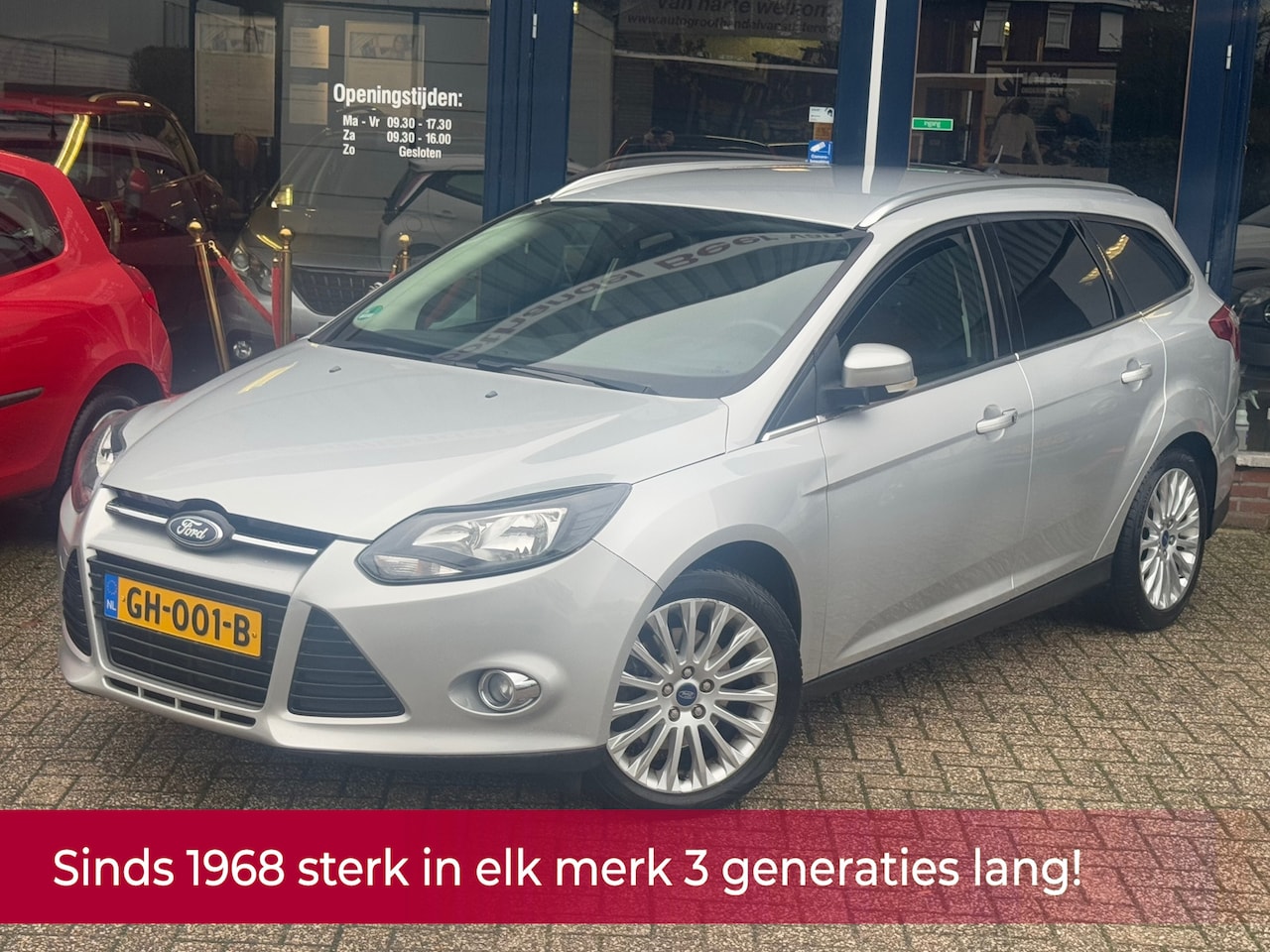 Ford Focus Wagon - 1.6 EcoBoost Trend Sport X 150PK! Navi l Cruise l Airco ECC l Trekhaak l Key less l 17'LMV - AutoWereld.nl