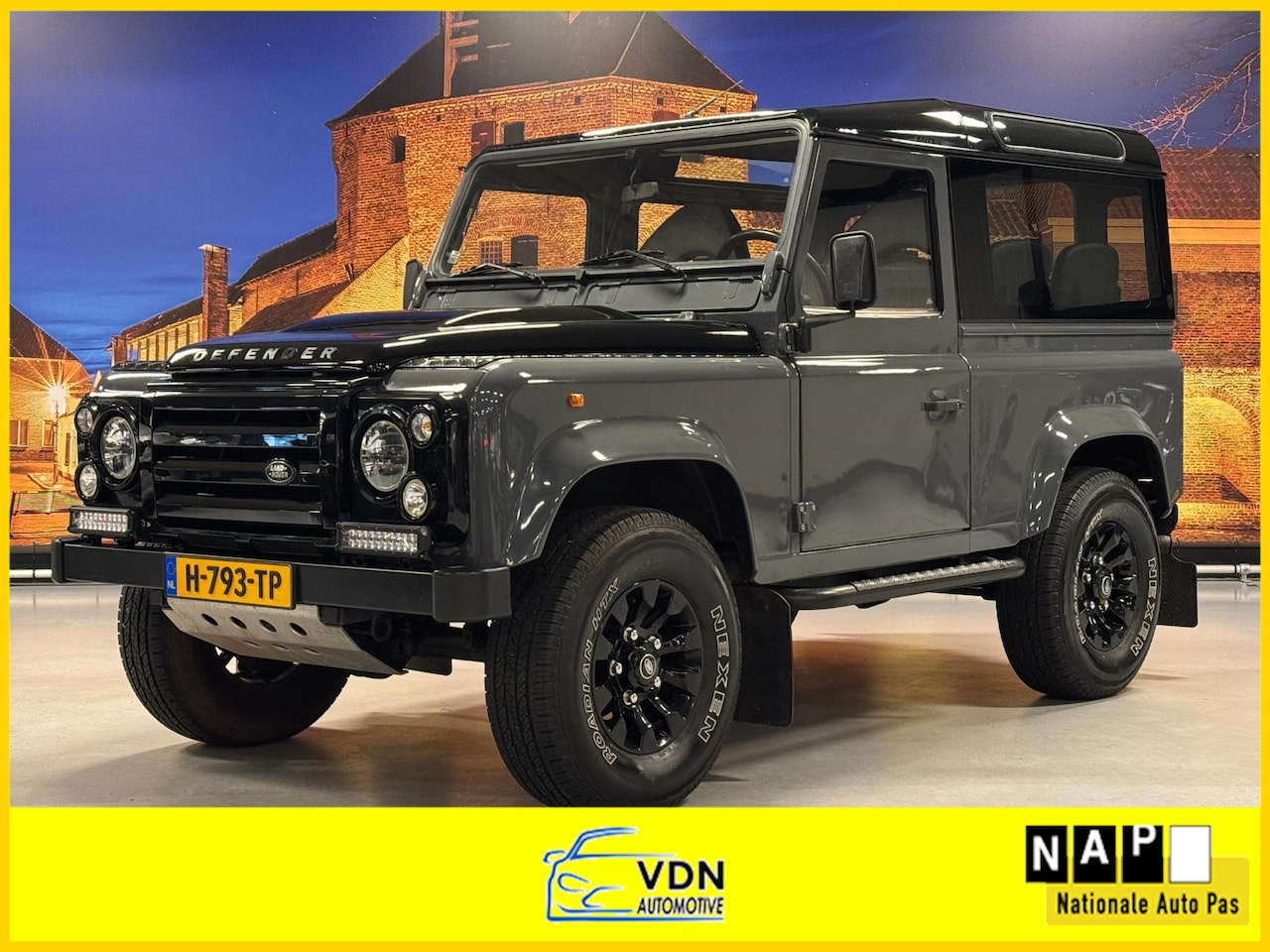 Land Rover Defender 90 - Leer Camera Youngtimer 6-Persoons - AutoWereld.nl