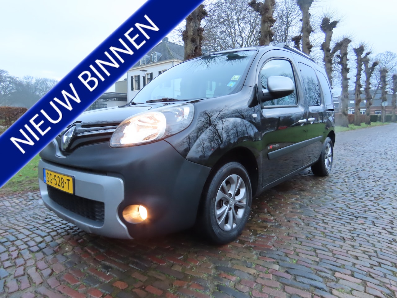 Renault Kangoo Family - 1.2 TCe Expression EXtrem Airco 2 x Schuifdeur Stuurbekrachtiging Isofix Dakrails Lm Velge - AutoWereld.nl