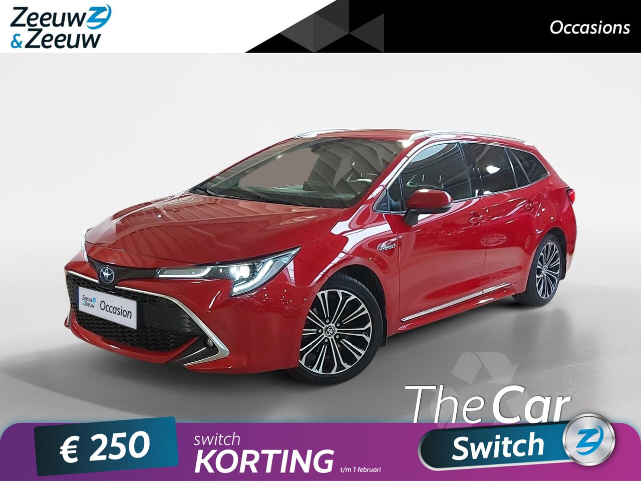 Toyota Corolla Touring Sports - 1.8 Hybrid Executive | Achteruitrijcamera | Parkeersensoren | Dodehoek detectie | Trekhaak - AutoWereld.nl