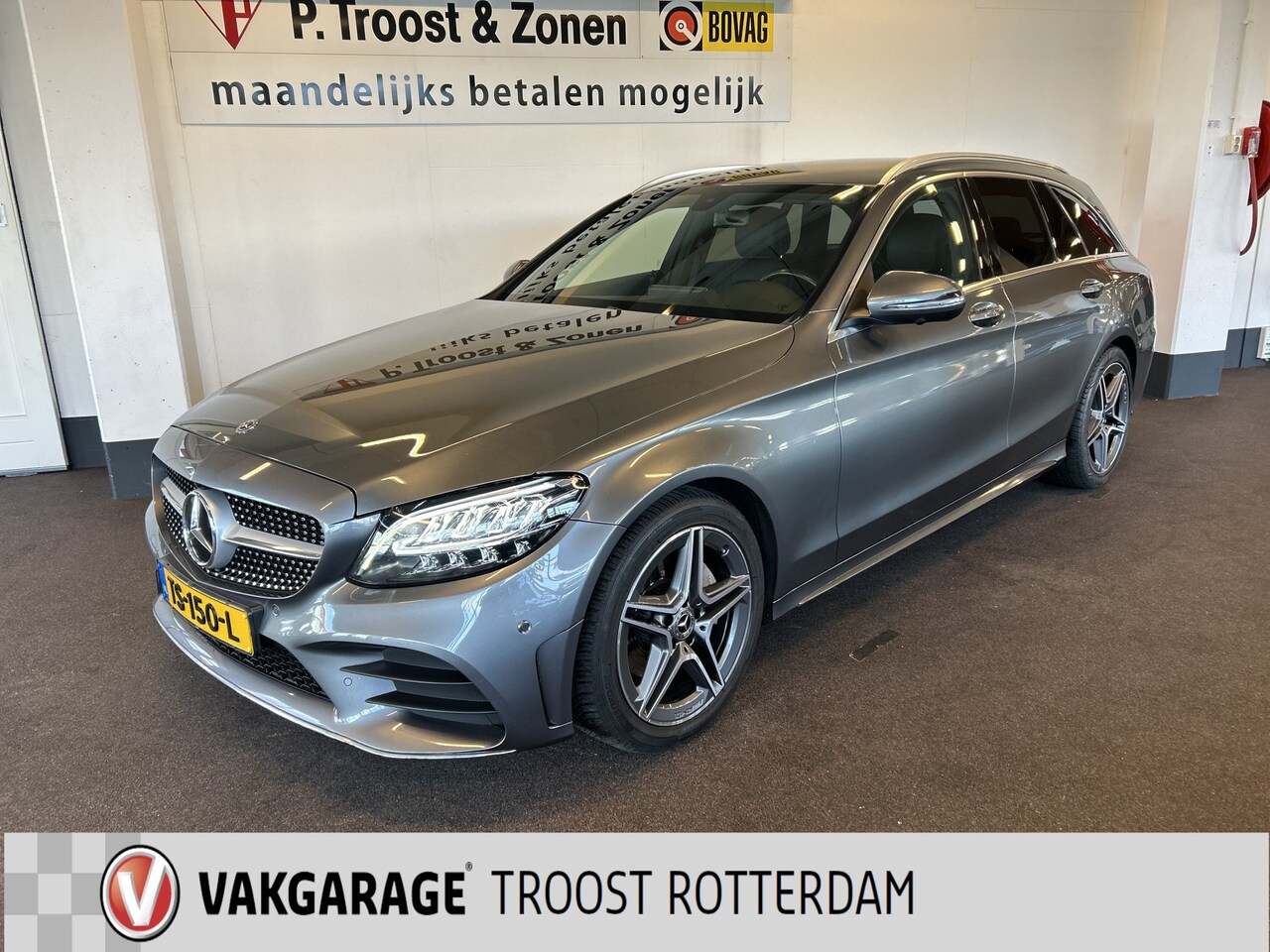 Mercedes-Benz C-klasse Estate - 180 Business Solution AMG | Facelift | Digital dashboard | 360 Camera | Lederen/Alcantara - AutoWereld.nl