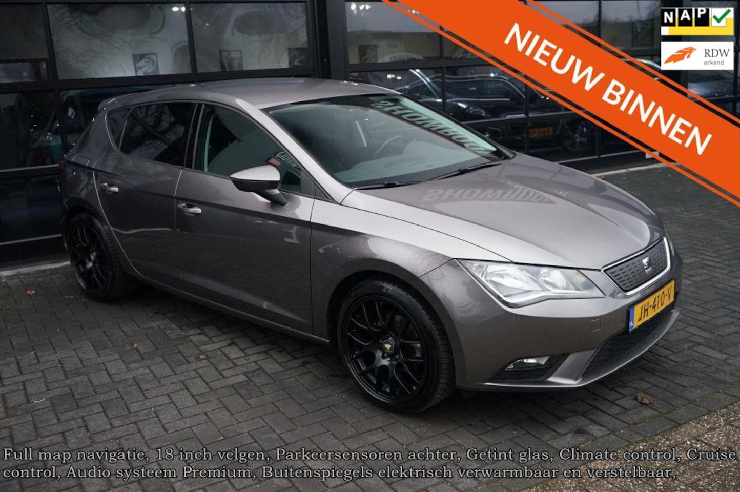 Seat Leon - 1.0 EcoTSI Style Connect, Clima, Navi, Stuurbediening - AutoWereld.nl