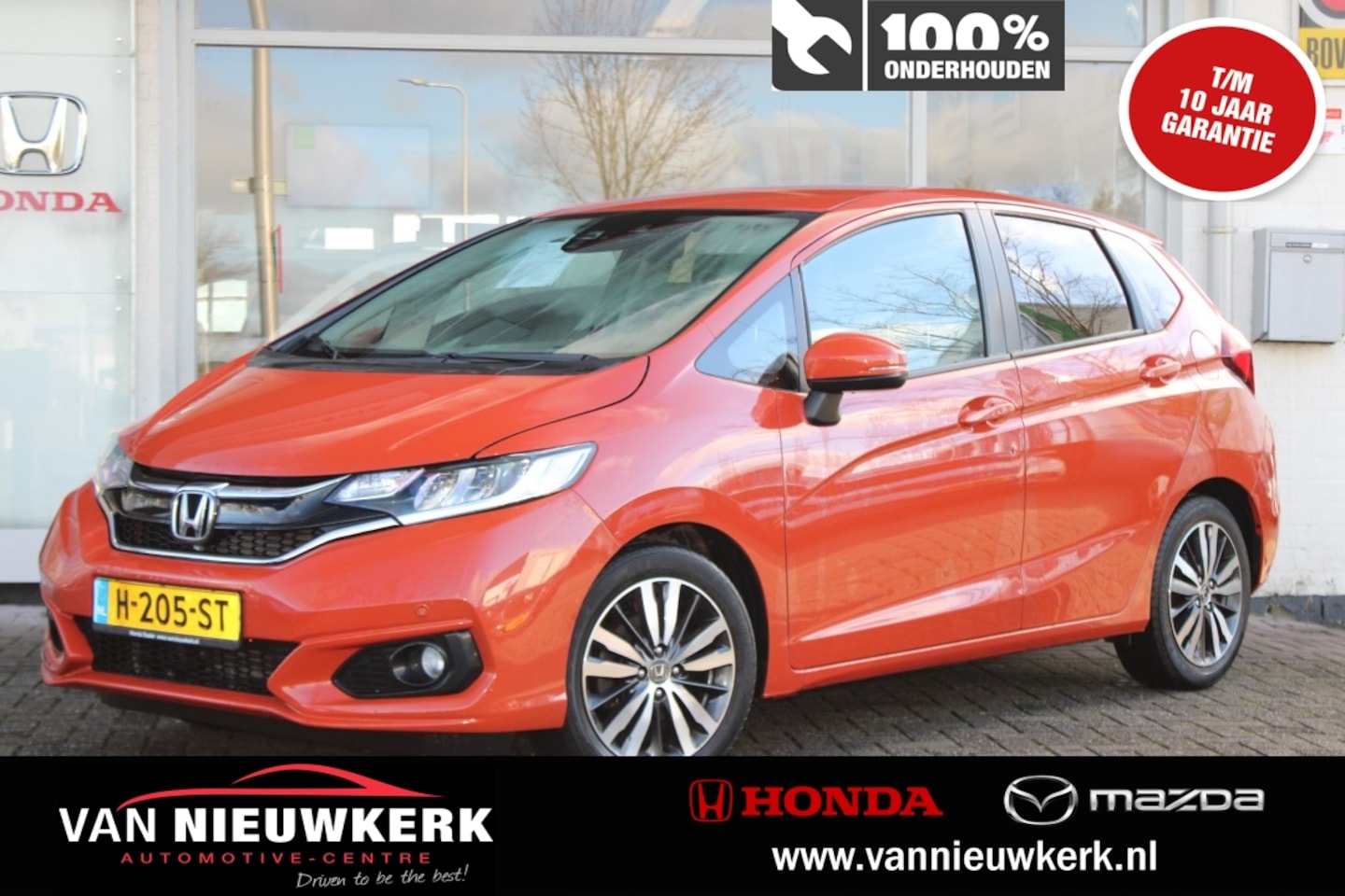 Honda Jazz - 1.3 i-VTEC 102pk AUTOMAAT Elegance| Camera| parkeersensoren voor en Achter | Navigatie | T - AutoWereld.nl