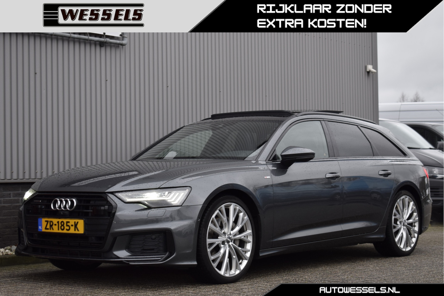 Audi A6 Avant - 50 TDI quattro S-line Pano, Head-up, Adaptive cruise, Diamond stitch, Standkachel, Trekhaa - AutoWereld.nl