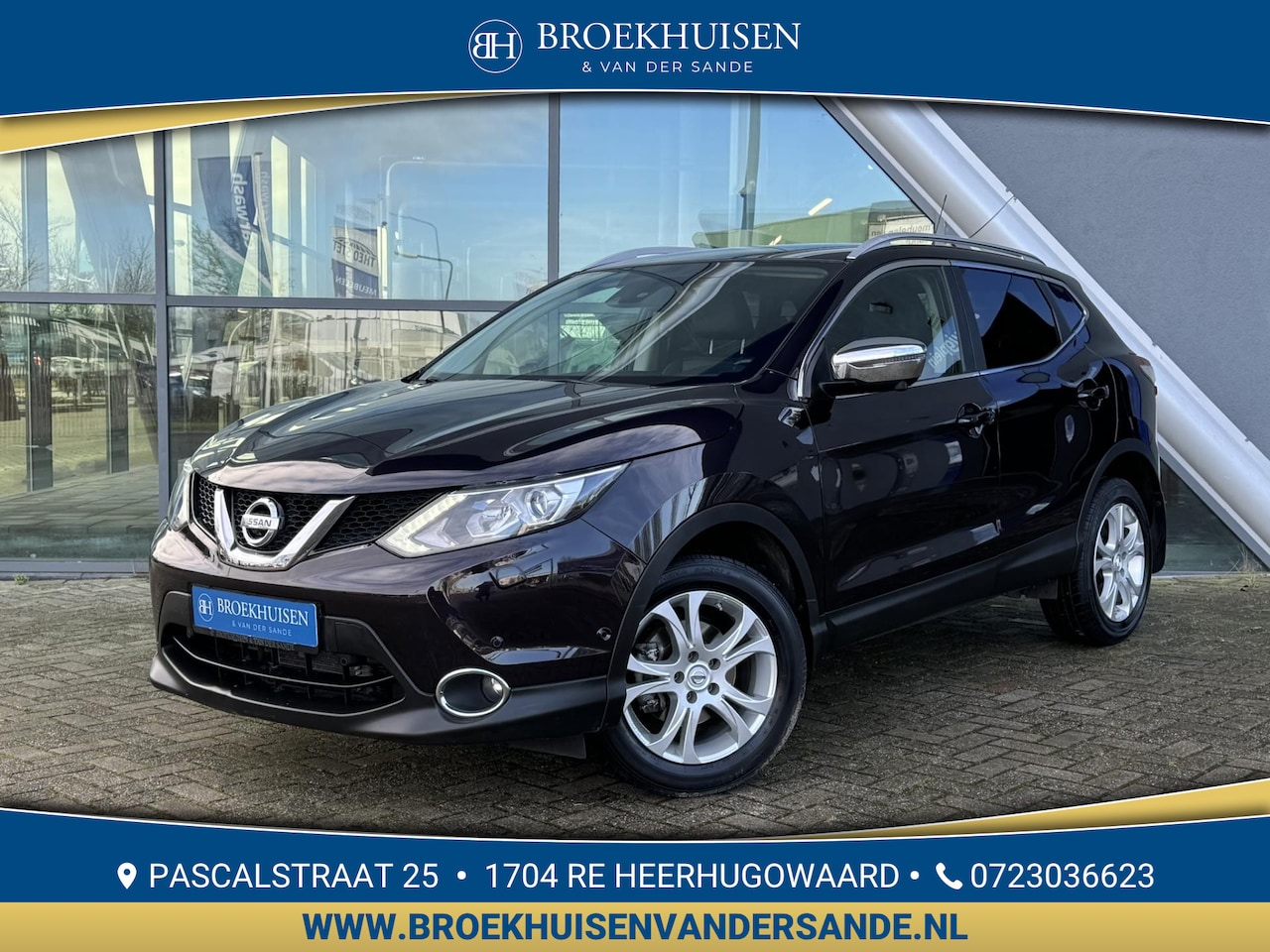 Nissan Qashqai - 1.2 Business Edition Automaat / 360 Camera / Leder - AutoWereld.nl