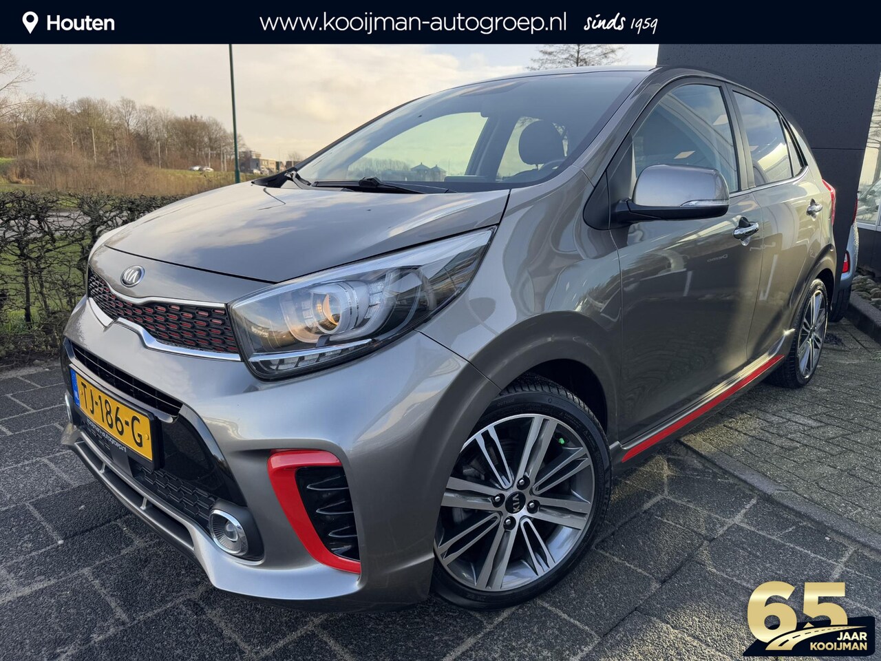 Kia Picanto - 1.2 CVVT GT-Line | Navigatie | Lederen Bekleding | Apple Carplay/ Android Auto | Dealerond - AutoWereld.nl