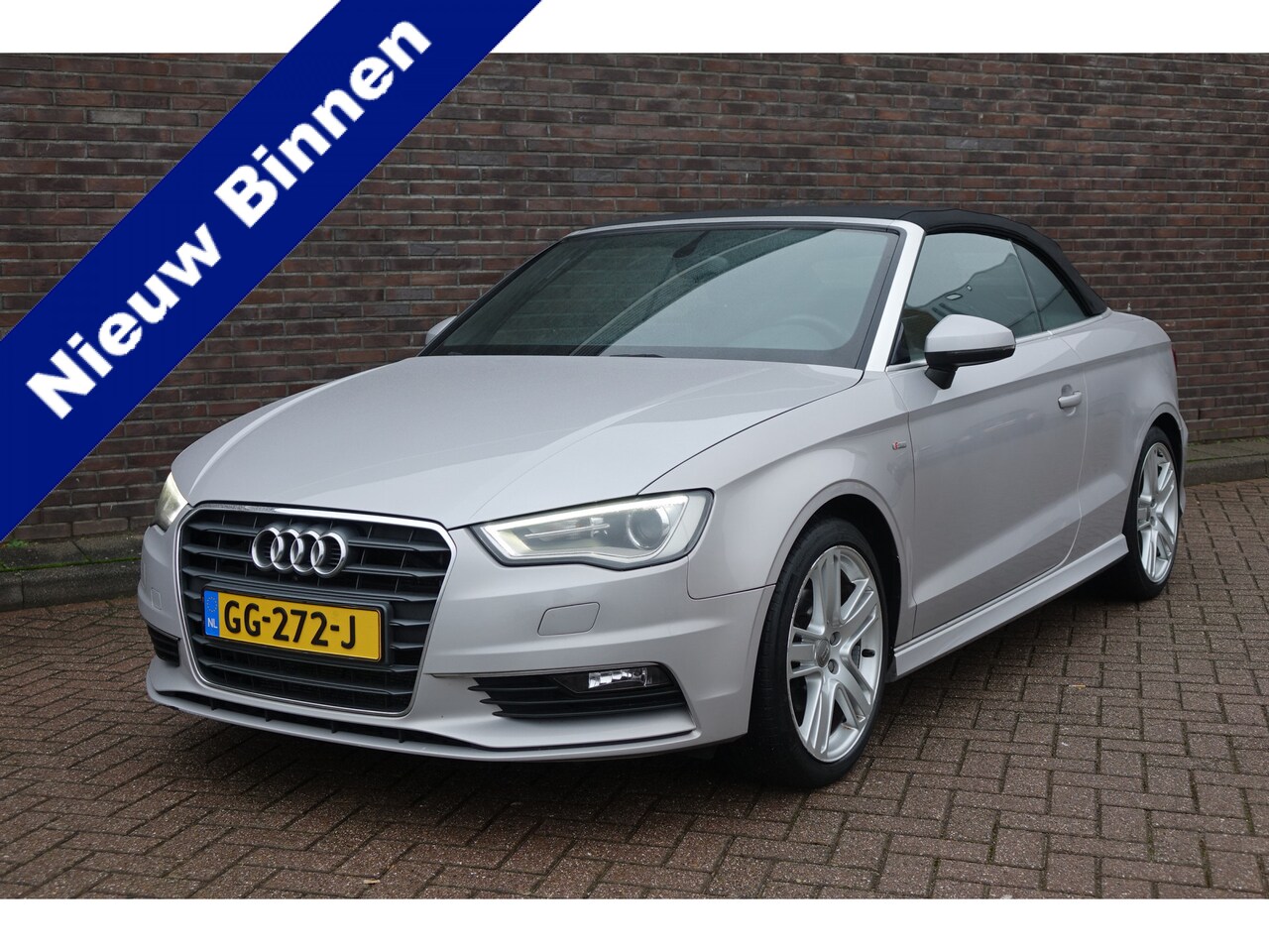 Audi A3 Cabriolet - 1.4 TFSI CoD Ambition Pro Line S 1.4 TFSI CoD Ambition Pro Line S, 18"velgen, prachtige auto - AutoWereld.nl