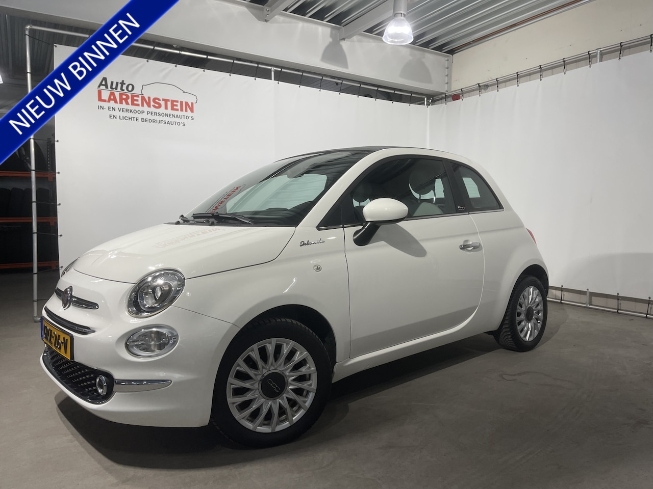 Fiat 500 - 1.0 Hybrid 70pk Dolcevita MHEV Cabriolet Carplay / DAB / Cruise C./ Climate C. - AutoWereld.nl