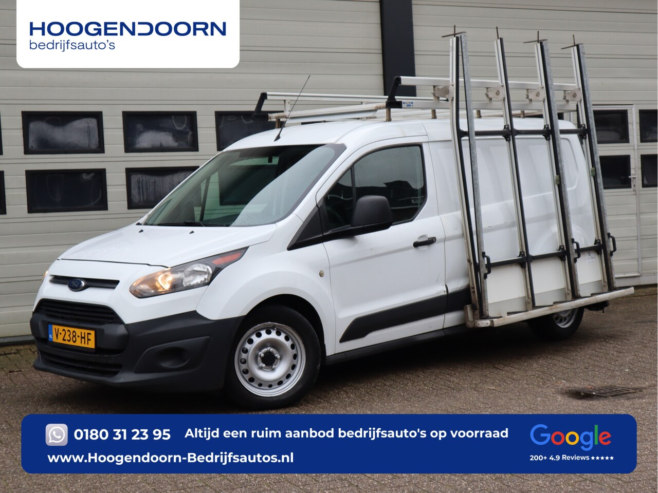 Ford Transit Connect - 1.5 TDCI 101pk Euro 6 L2 - Glasresteel - Resteel - Imperiaal -Airco - AutoWereld.nl