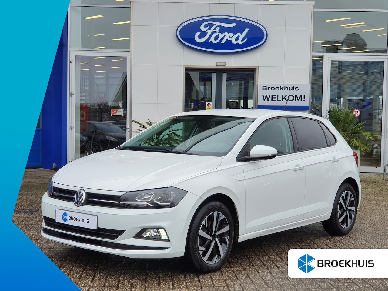 Volkswagen Polo - 1.0 TSI Highline | 1e eigenaar | Adaptieve Cruisecontrol | Trekhaak | Lichtmetalen velgen - AutoWereld.nl