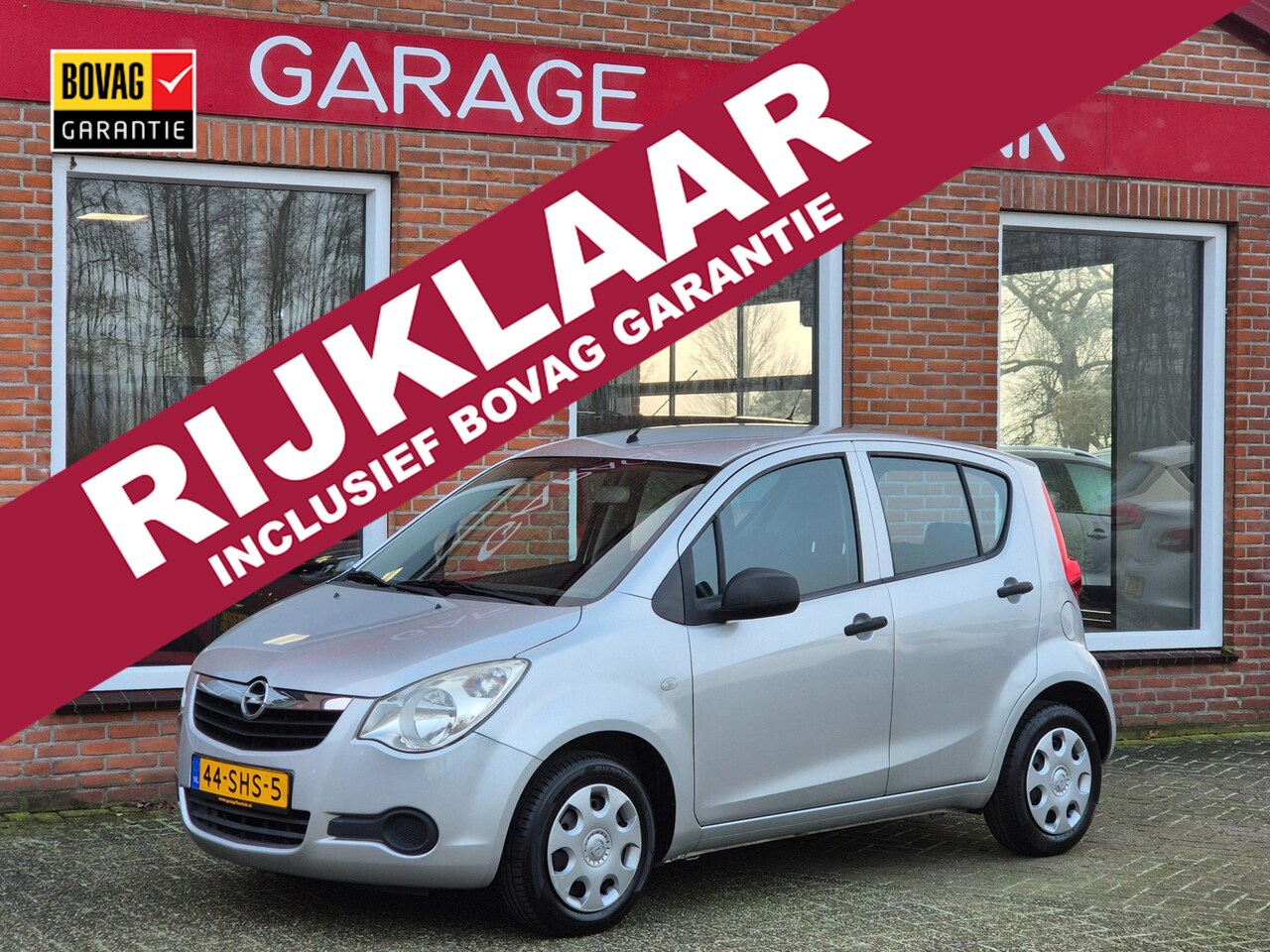 Opel Agila - 1.0 Selection 68PK 5drs stuurbekr, radio/cd, 100% dealer onderhouden RIJKLAAR - AutoWereld.nl