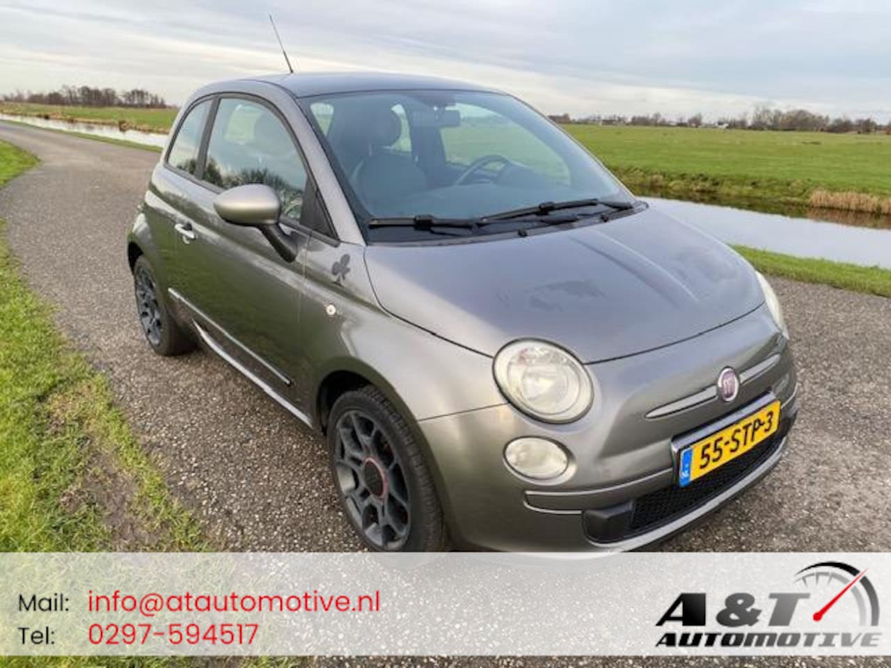 Fiat 500 - 0.9 TwinAir Plus 2011 Half lederen bekleding airco nw apk - AutoWereld.nl