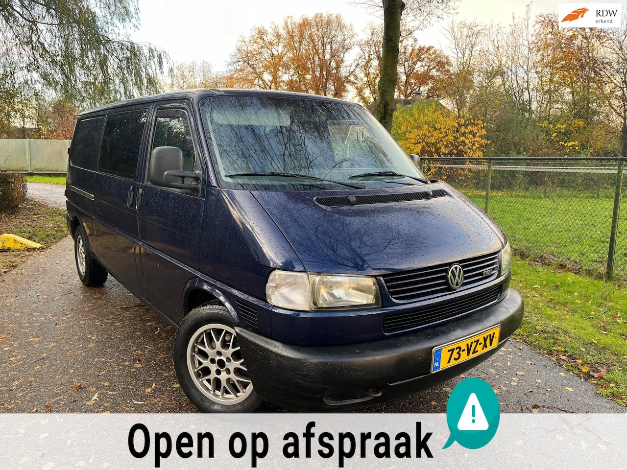 Volkswagen Transporter - 2.5 TDI 332 DUBBEL CABINE L2H1 LANG! 6PERS.| CRUISE CONTROL - AutoWereld.nl