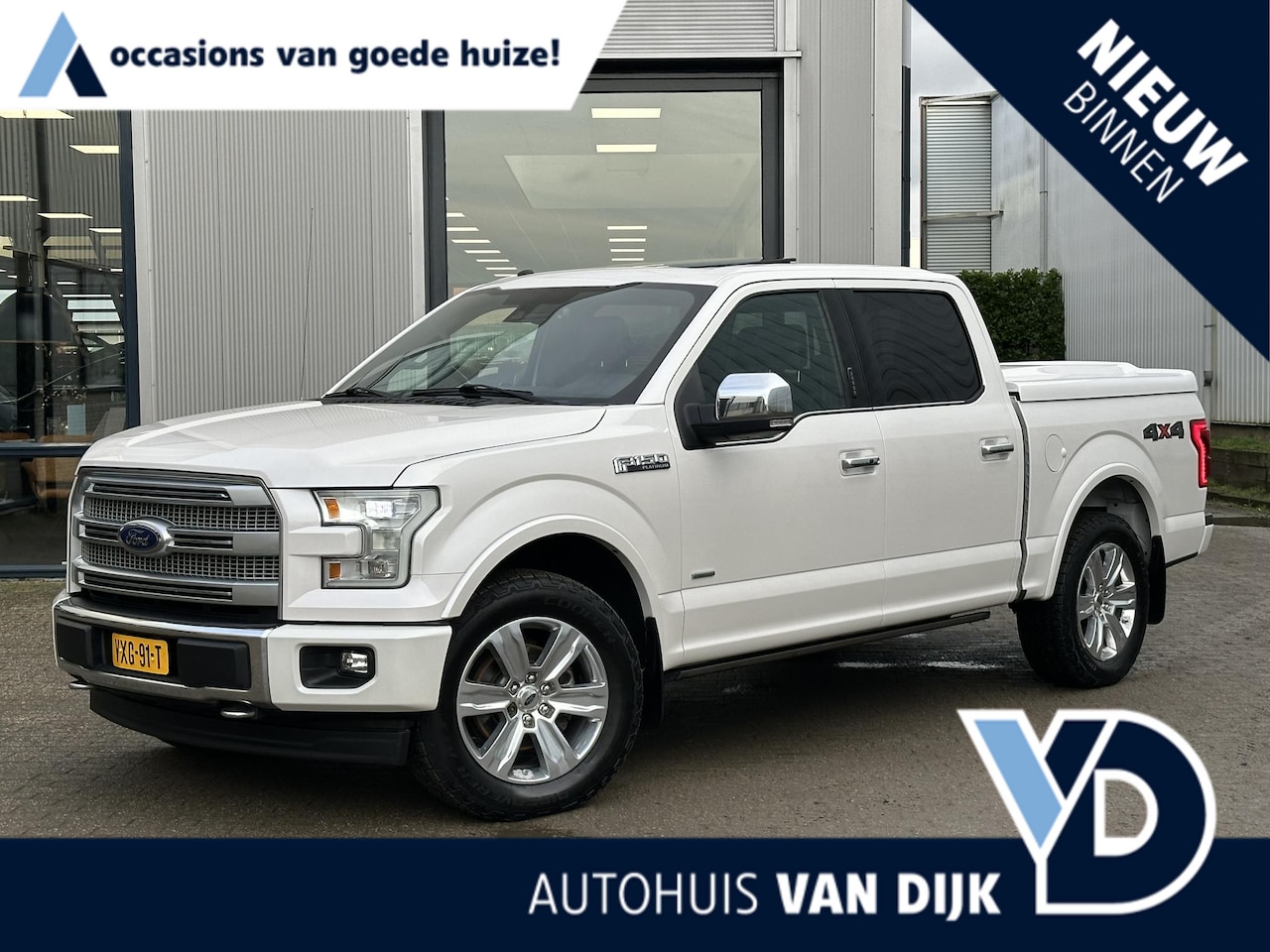 Ford F150 - USA F-150 3.5 V6 Ecoboost SuperCrew Platinum | Pano-Dak/Leder/Navi/Camera/LED - AutoWereld.nl