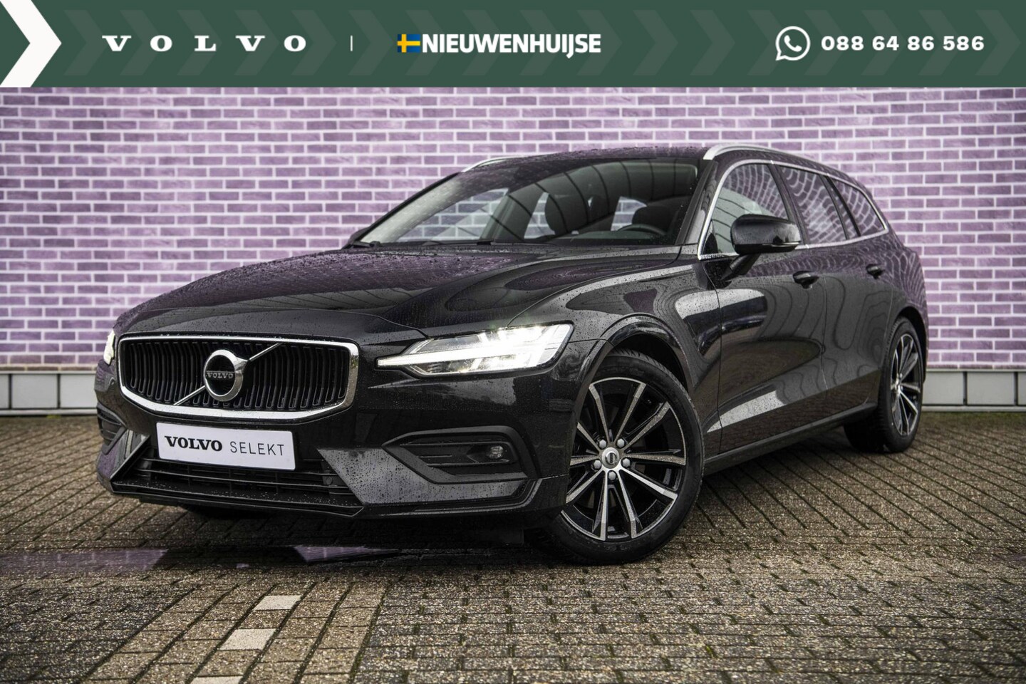 Volvo V60 - 2.0 B3 Business Pro | Adaptieve Cruise | Trekhaak | 18" | Dodehoek assistent | Climate Con - AutoWereld.nl