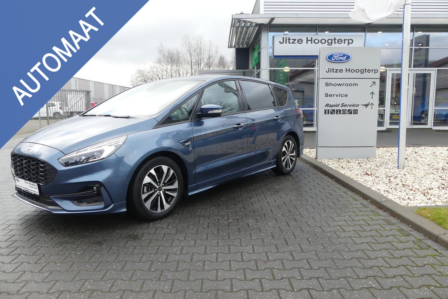 Ford S-Max - 2.5 HEV ST-Line 7p. NAVI.CRUISE.PANORAMADAK.WINTERPACK.29246KM. - AutoWereld.nl