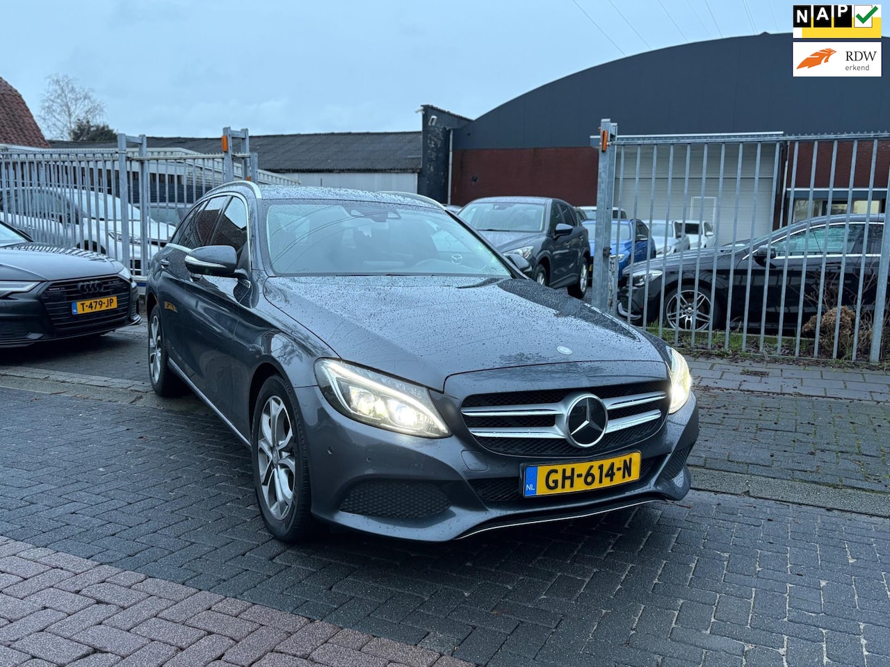 Mercedes-Benz C-klasse Estate - 350 e Lease Edition | Burmester | Leder | Xenon | - AutoWereld.nl