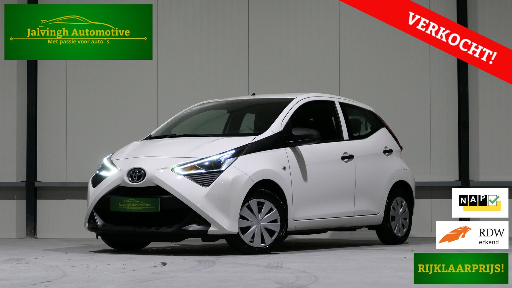 Toyota Aygo - 1.0 VVT-i x-fun |Parkeer sens|1e eig!|Goede staat! - AutoWereld.nl