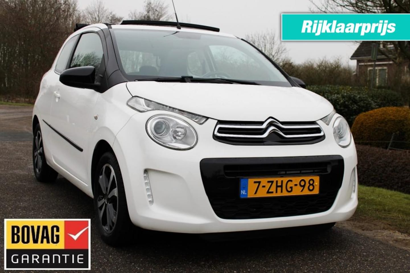 Citroën C1 - 1.2 VTi 82pk Airscape Shine airco/bluetooth/camera/cabriodak - AutoWereld.nl