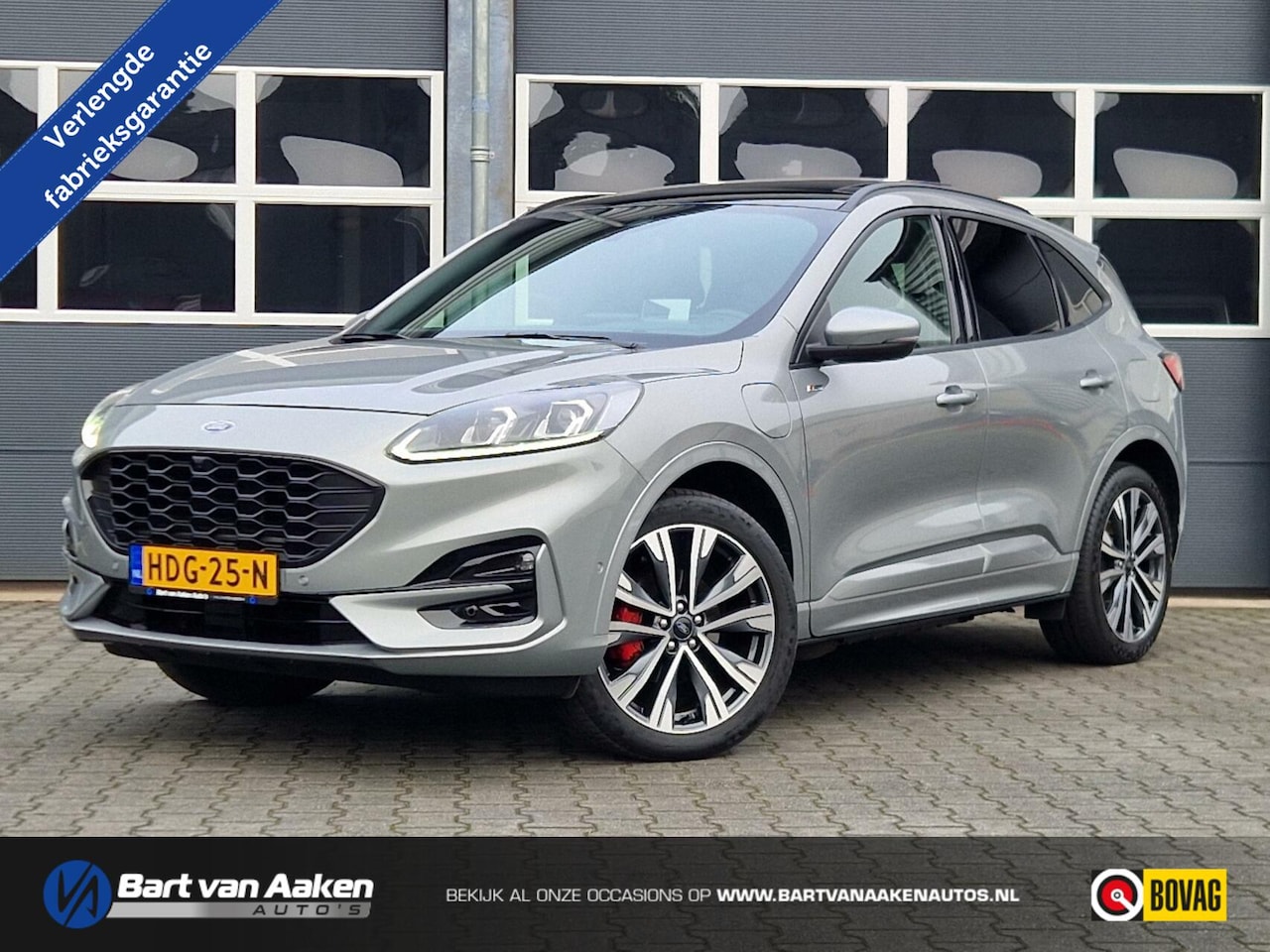 Ford Kuga - 2.5 PHEV ST-Line X Panoramadak Head-up 2x Camera ACC Keyless Elektr. Achterklep - AutoWereld.nl