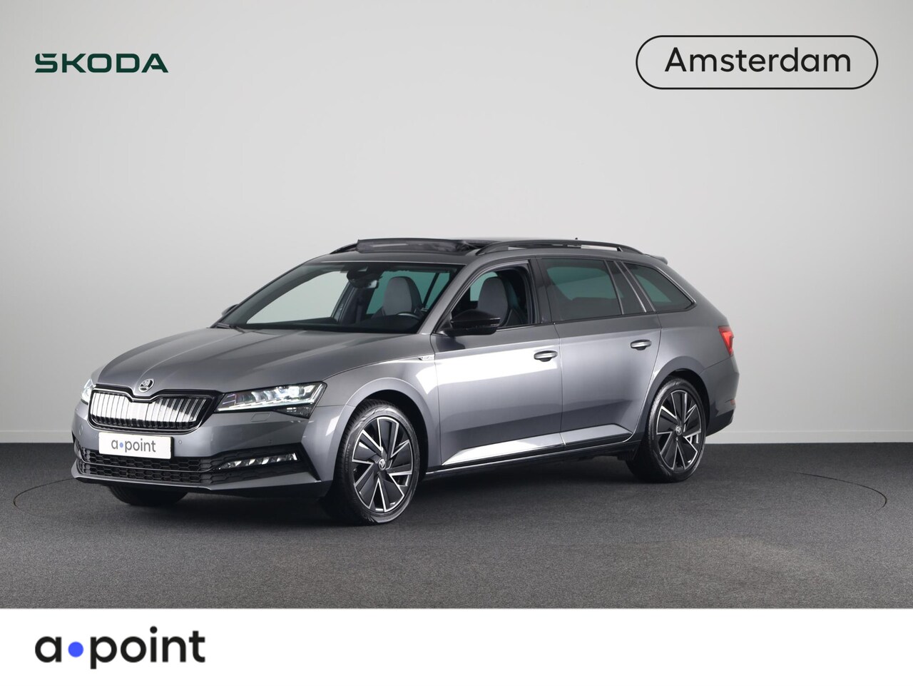 Skoda Superb Combi - 1.4 TSI iV Sportline Business 218 pk Plug in Hybrid | Panoramadak | Verlengde garantie | N - AutoWereld.nl