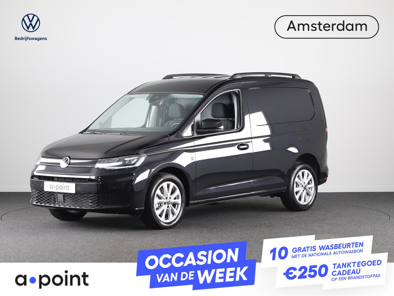 Volkswagen Caddy Cargo - 2.0 TDI 122 pk Automaat (DSG) | Navigatie | Parkeersensoren | Achteruitrijcamera | Autom. - AutoWereld.nl