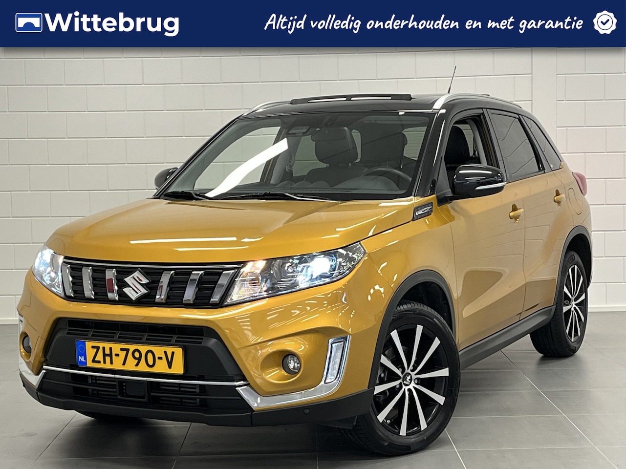 Suzuki Vitara - 1.4 Boosterjet Stijl NAVIGATIE | PANORAMADAK | HALF LEDER | TWO TONE | STOERE ZUINIGE SUV! - AutoWereld.nl